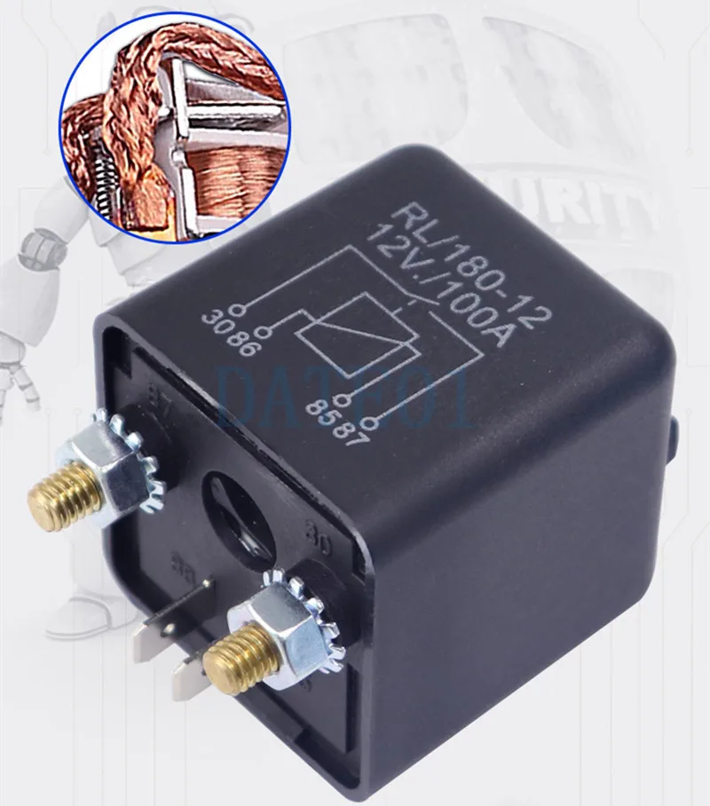 Dc Relay 12v 200a 100a Automobile Starting Relay