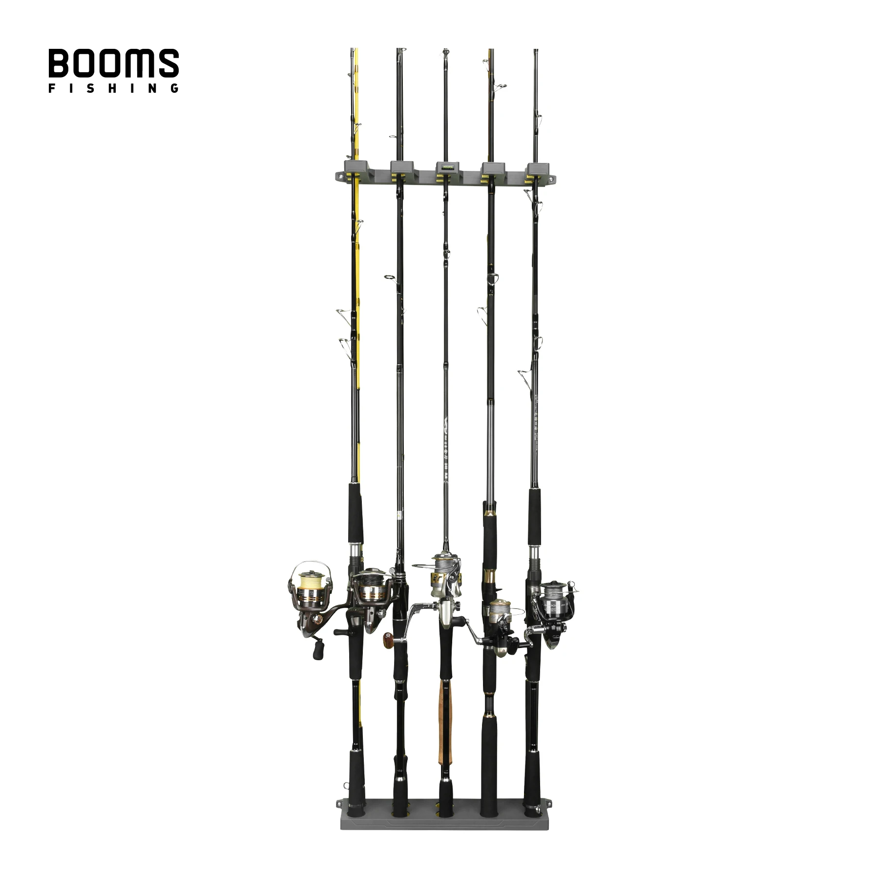 Booms Fishing WV4 Angelrutenhalter, vertikales Wand-Rutenregal, zum Aufbewahren von bis zu 10 Ruten für Angelrutenhalter, Aufbewahrungswerkzeuge, 4 Farben – Detail 12