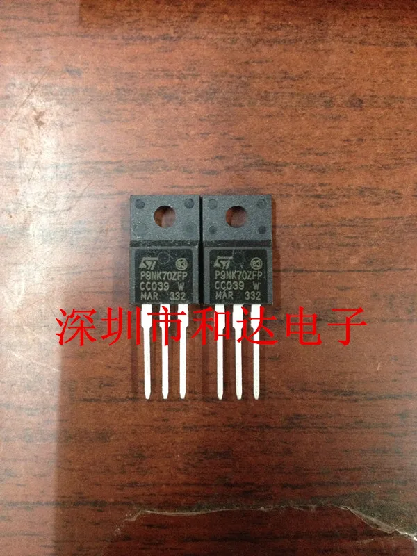 10pcs STP9NK70ZFP TO-220F