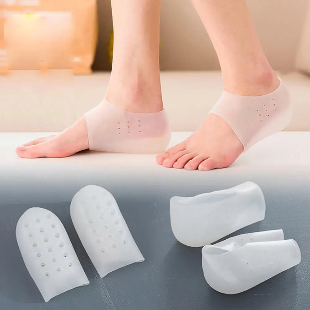 1 Pair Height Increase Insole Invisible Inner Wearable shoepad  Men Women Silicone gel  Insole Foot Massager Care Tools