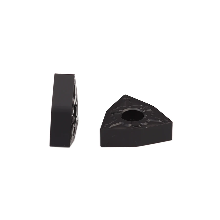 Inserto in metallo duro per utensili per tornitura esterna LF9118 WNMG080412-TM per tornio CNC LF9118, per la lavorazione di acciaio