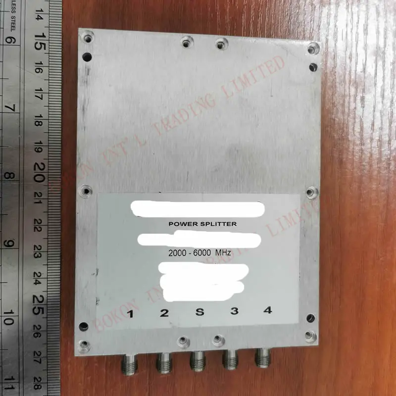 Rozdzielacz mocy Combiner szerokopasmowy 2000MHz do 6000MHz 4 Way-0 ° 2GHz-6GHz koncentryczny rozdzielacz mocy 2000-6000MHz