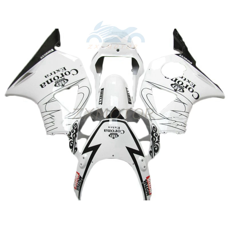 

Replace Moto Full Body Fairing Kits Suitable for HONDA CBR900RR 954 2002 2003 White Black fairings CBR954 02 03 k2 k3 NJ08