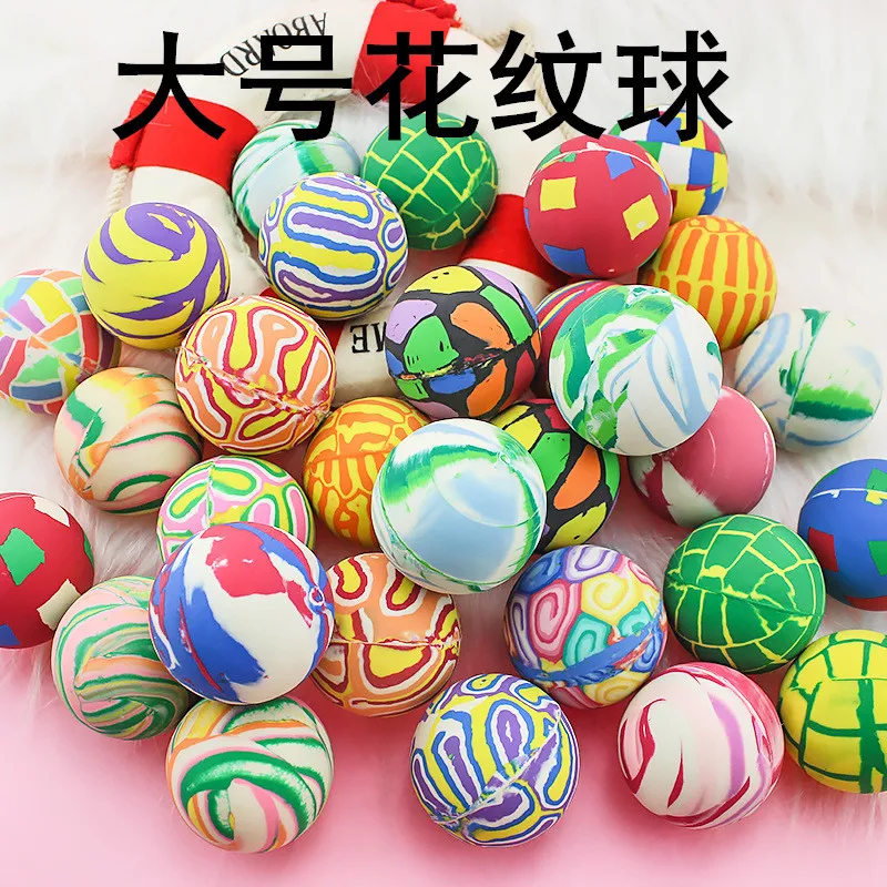 45mm Stress Ball Rubber Bouncing Jumping Balls Outdoor Games Ball Toys For Children Kids Party Favors Christmas Gift Goodies