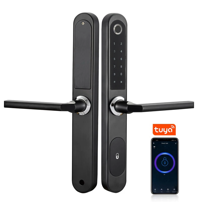 Jcsmarts European Style cerradura inteligente Fingerprint door lock fechadura eletronica digital code lock For Aluminum Door