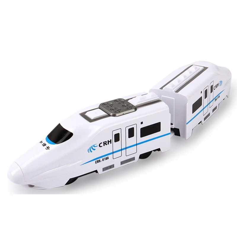 1:10 Harmony Railcar Simulation High-speed Railway Train Toys for Boys Electric Sound Light Train EMU Model Puzzle Child Car Toy