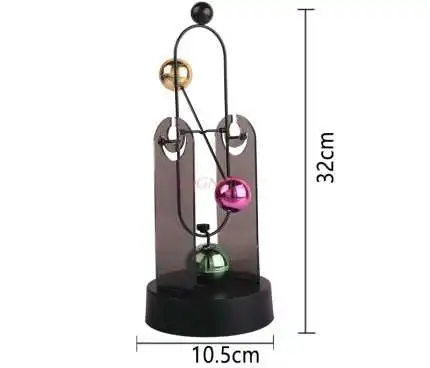 Imagem -03 - Newton Chos Anti-gravidade Movimento Perpétuo Decoração Room Desk Gadgets Descompressão Física Perpétuo