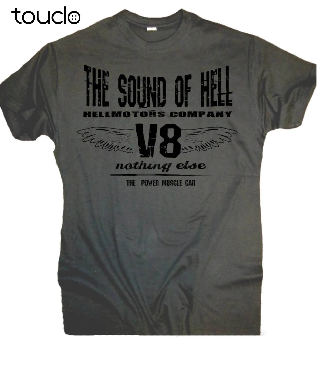 Summer Fashion Hot Sound of Hell V8 T-Shirt Hot Rod Motorrad US Car Biker Hellmotors Rock n Roll Tee shirt