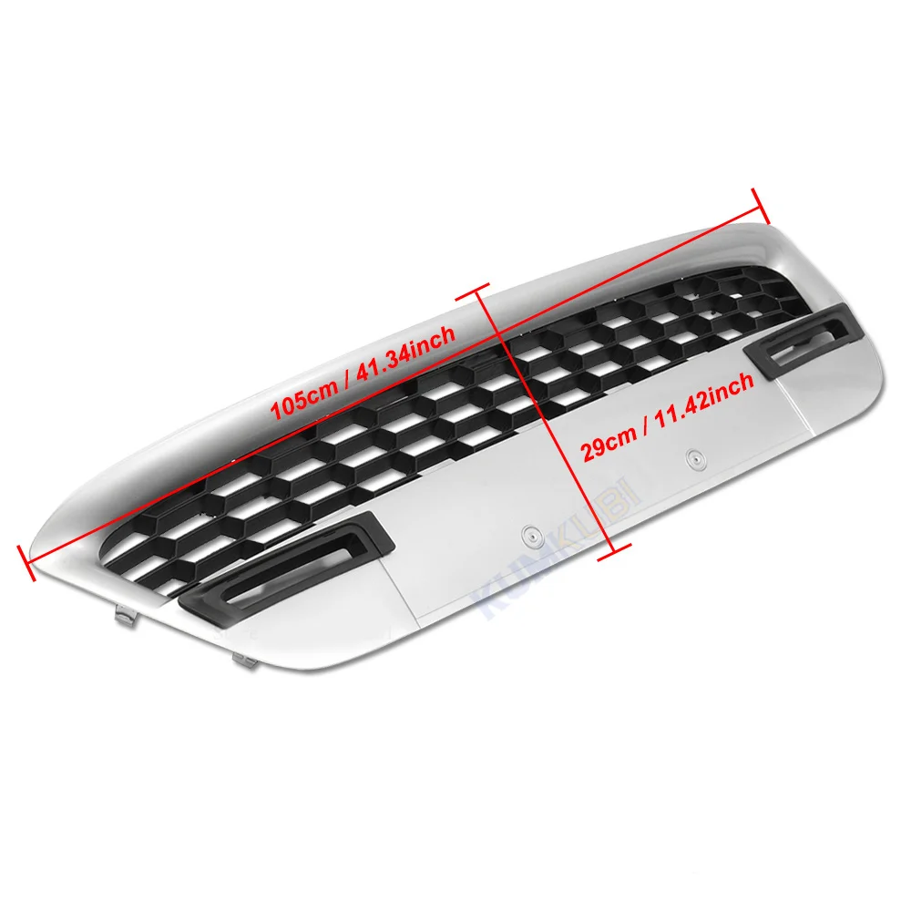 KUMIKUBI For Ford Mondeo MK4 2007 2008 2009 2010 Auto Radiator Centre Bumper Grille Panel Cover Car Grill Panel Trim Car Styling