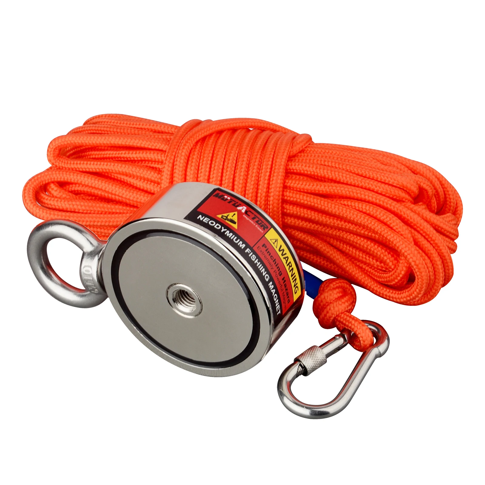 Double Sided 180KG*2 Magnet Fishing D67mmn Deep Sea Magnets Search Holder Pulling Mounting Pot Rope