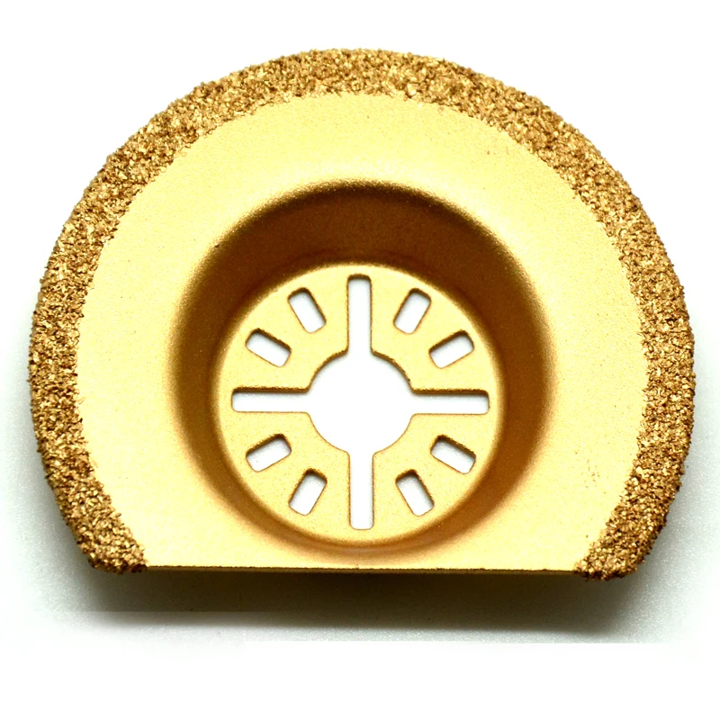 Multi Tool Carbide Grits Blades For Tile Grout Remove Tile Edge Eater Cutting Diamond Concrete Grinding Oscillating Saw Blade