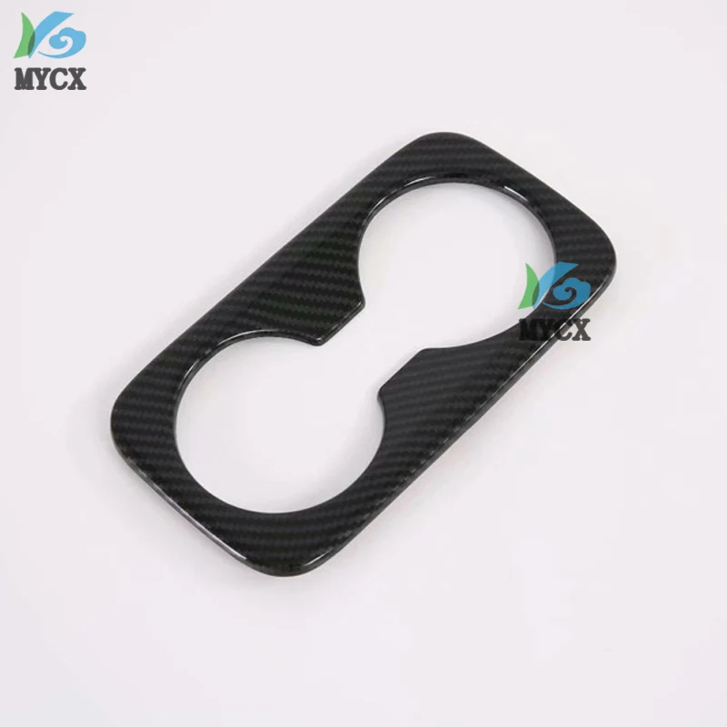 

Для Hyundai Tucson 2019, держатель для чашки с водой из углеродного волокна, центральная консоль, объемная крышка, накладка, вставка, литье, Стайлинг автомобиля