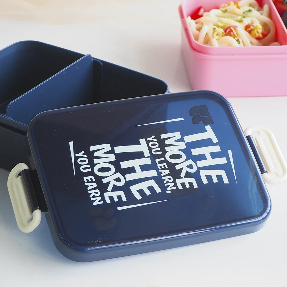 Enkellaags magnetron lunchbox verzegelde gescheiden Bento-dozen voedselopslagcontainer voor volwassenen, studenten, kinderen lunch BPA-vrij