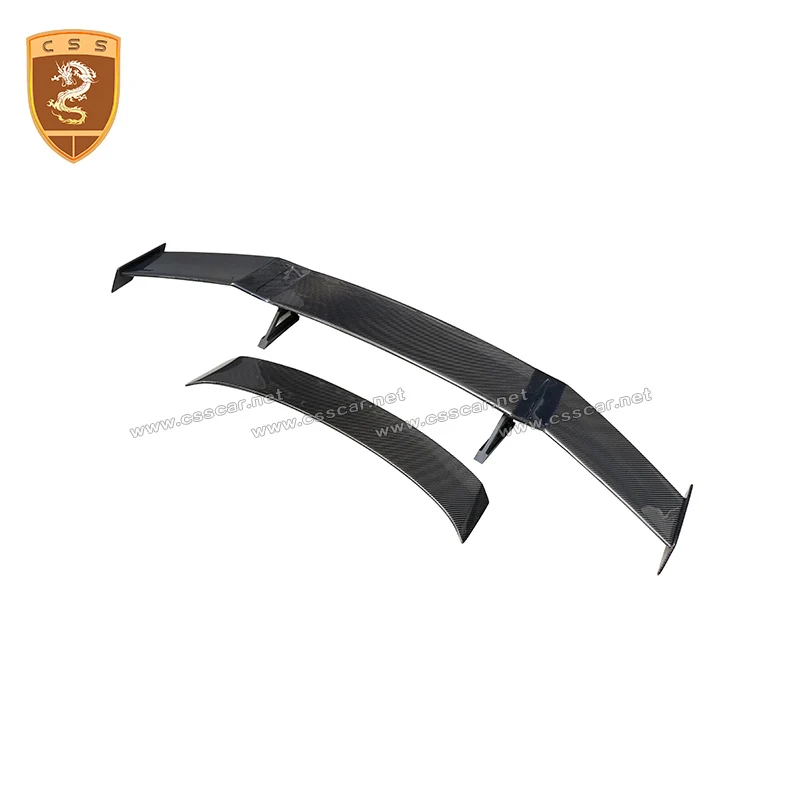 

High quality Carbon Fiber Rear Trunk Lip Spoiler Wing Fits For Lambor Hurancan Lp610-4 Lp580-2 MD style