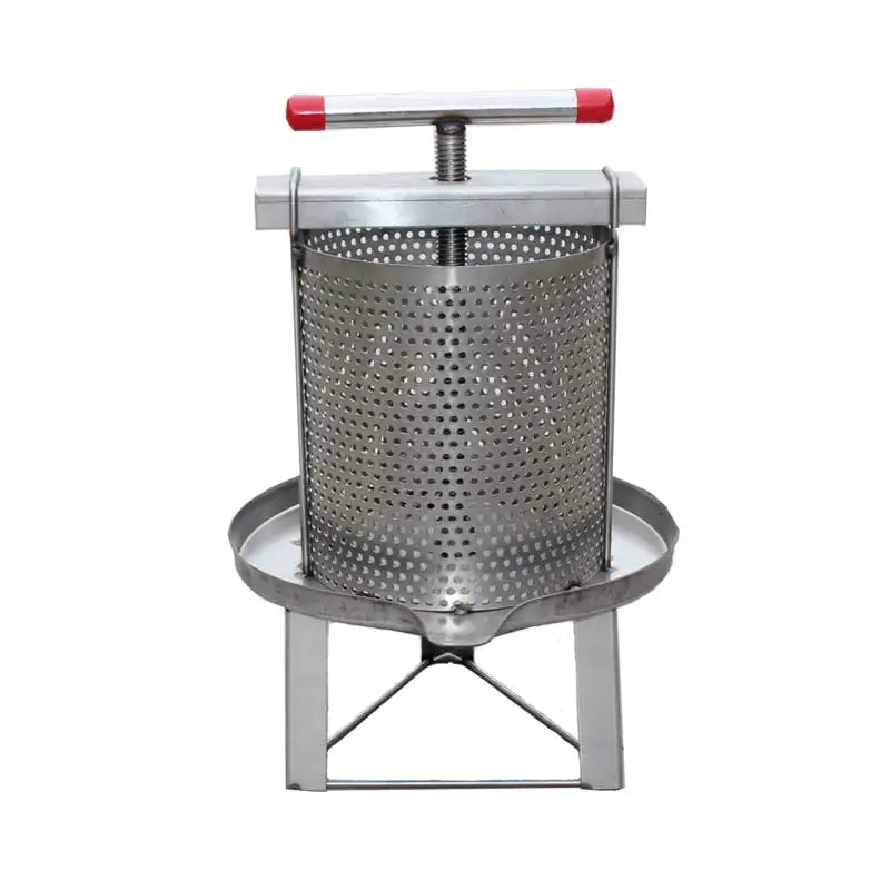 Fruit Press Stainless Steel Honey Press, Beekeeping Honey Press Machine, Solid Honey Presser