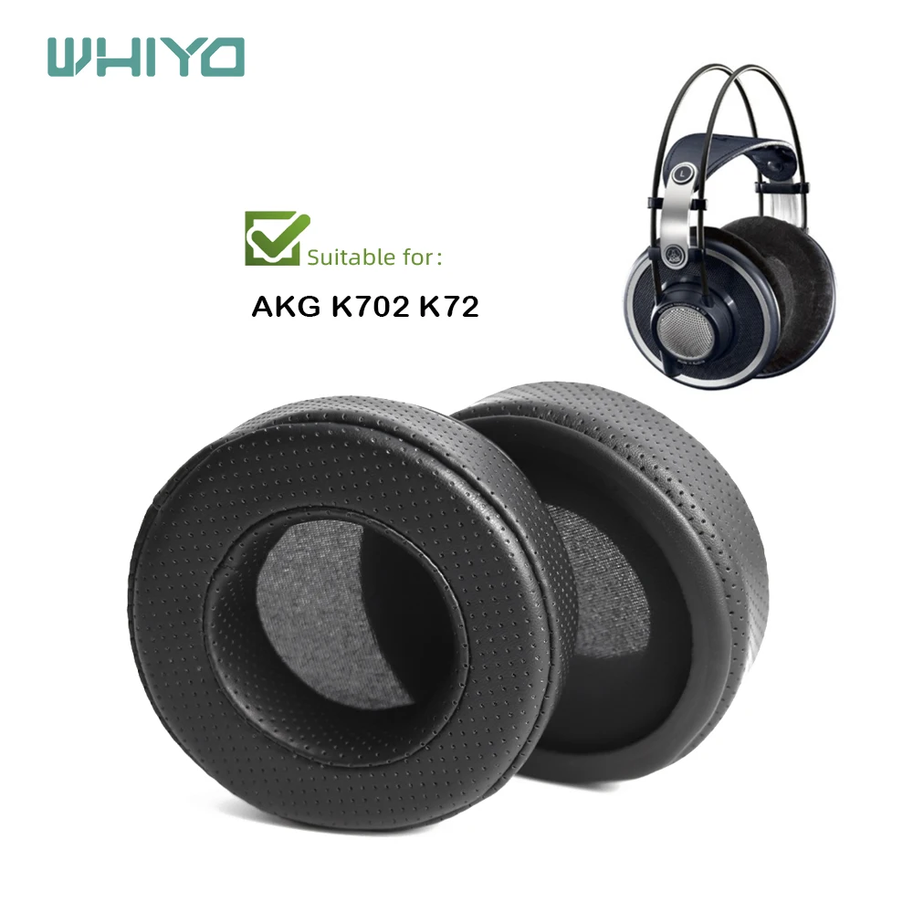 

Whiyo Replacement Ear Pads for AKG K702 K72 K52 K‌‍-702 K-72 K-52 Headphones Cushion Sleeve Velvet Earpad Cups Earmuffes Cover