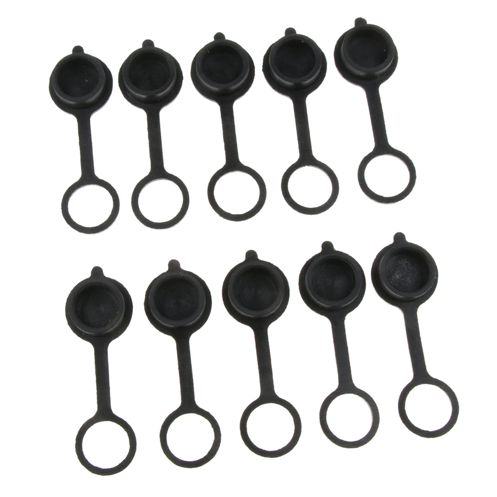 Magideal 10Pcs Balanceren Elektrische Scooter Poort Opladen Gat Covers Siliconen Bescherming Deksel Deksel