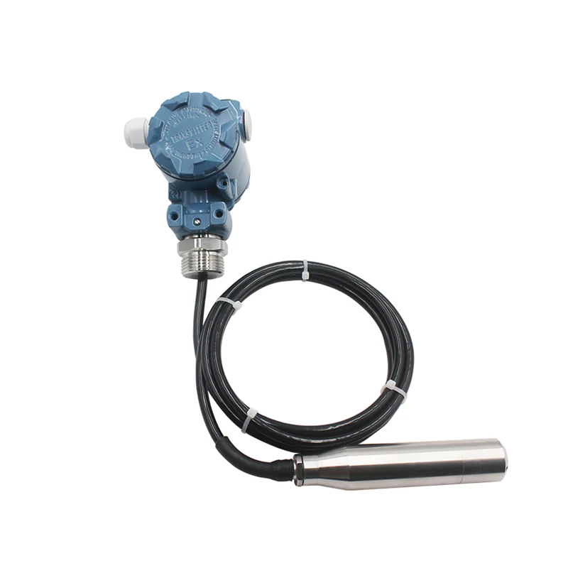 Pemancar Tingkat Cairan Jenis Terpisah Transduser Tekanan Minyak Air Sensor Tingkat Cairan Otomatis 4-20mA 1-5V 0-10V RS485 QDY60A