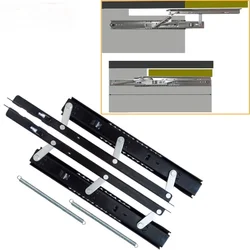 table slide lifting rail,Telescopic folding dining table Bracket rail,save space Easy to install,Furniture Hardware