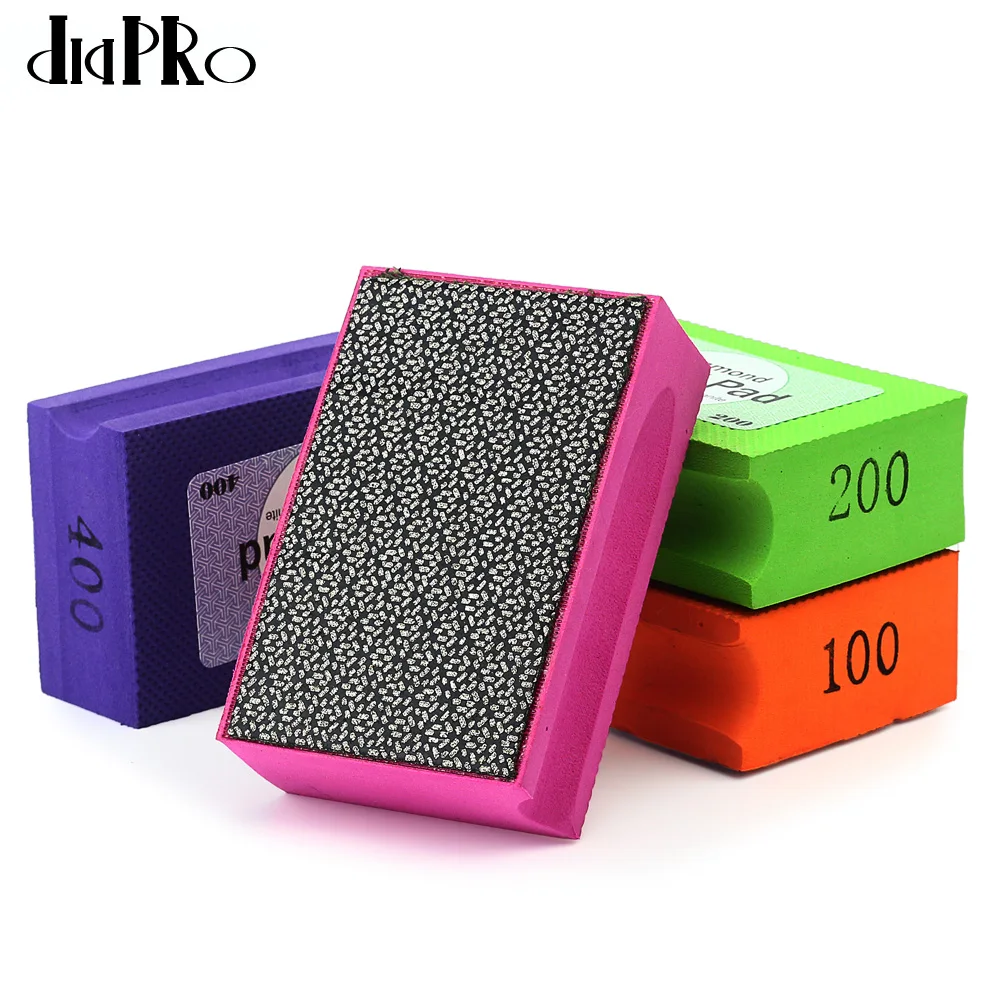 Diamond Hand Polishing Pads Diamond Pads Hand-Held Sanding Block for Grinding, Polishing Sharp Edges