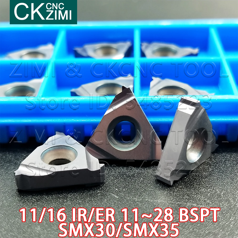 11IR 16IR 16ER 11BSPT 14BSPT 19BSPT 28BSPT SMX35ภายในด้ายภายนอกเครื่องกลึงเครื่องตัดเครื่องมือ CNC คาร์ไบด์ Arbide แทรก