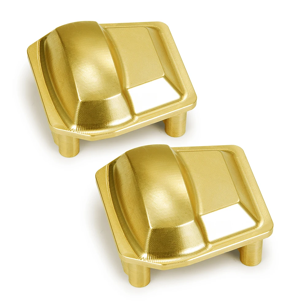 AXSPEED – axe d'entraînement de portail, contrepoids en laiton, couvercle de différentiel pour voiture sur chenilles 1/6 RC Axial SCX6 AXI05000, pièces de mise à niveau