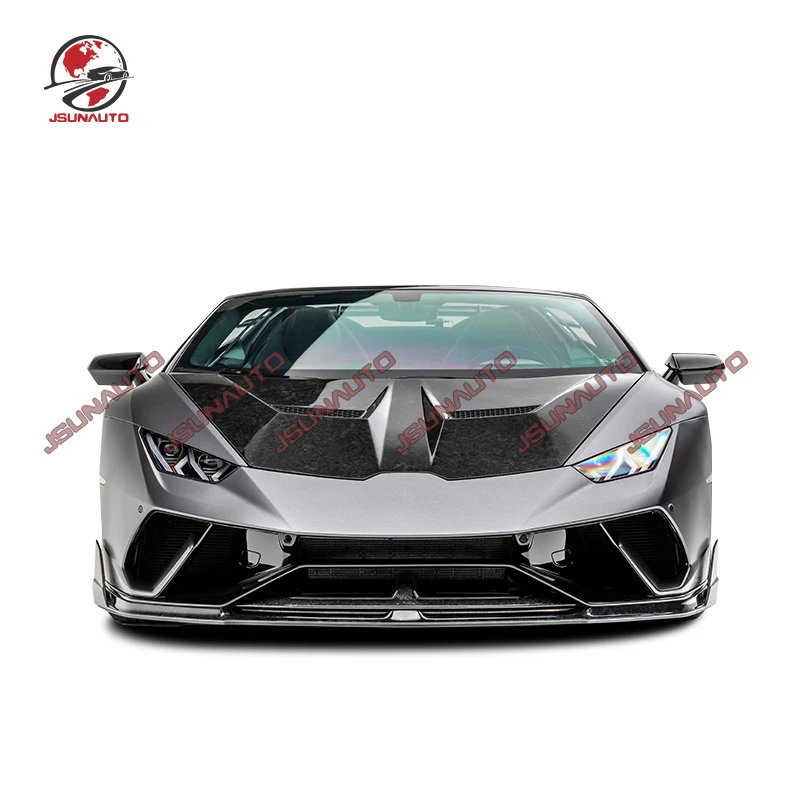 For Lamborghini Huracan Carbon Fiber Engine Hood Cover Front Trunk Lid For LP580 LP610 LP640 EVO V Style Carbon Bonnet