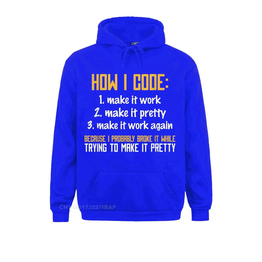 Programmer Coder Developer Programming Coding Sweatshirts Long Sleeve Printing Retro Men Summer/Autumn Hoodies Hoods