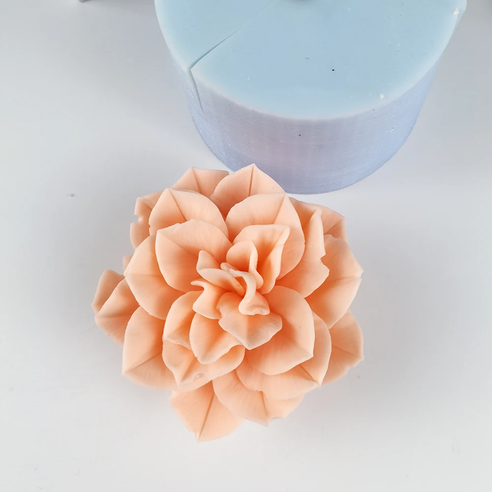 HC0290 PRZY Flowers Molds Silicone Rose Flower Soap Mold Decoration Plant Molds Candle Moulds Bouquet Making Mould