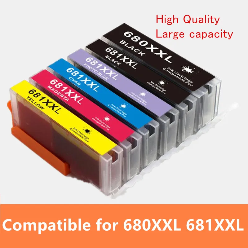 PGI-680 CLI-681 PGI680 680xl 680XXL 680 Compatible ink Cartridge For Canon PIXMA TR7560 TR8560 TS6160 TS8160 TS9160 printer