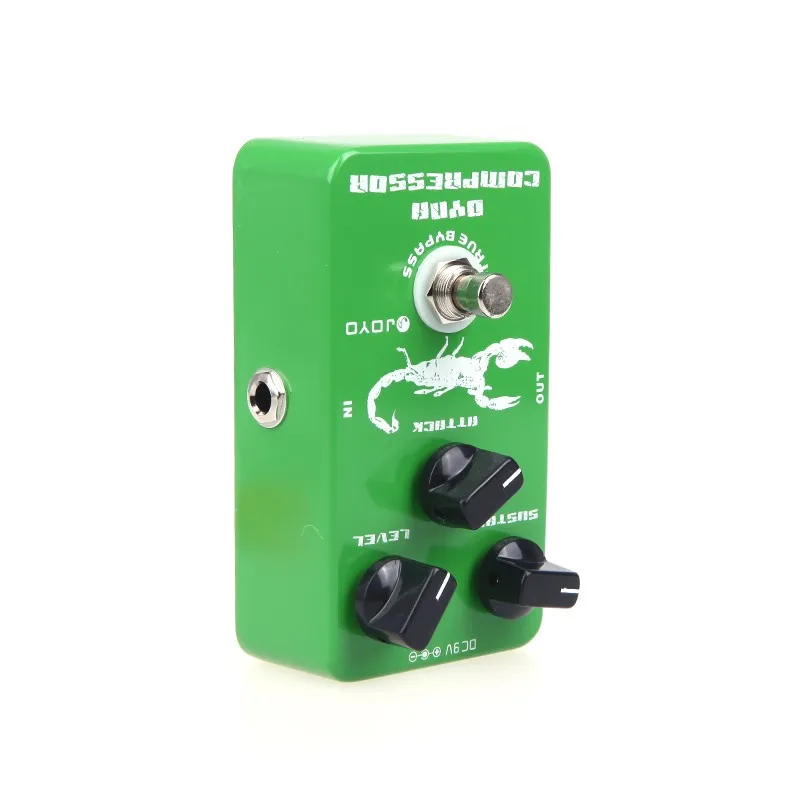 Педаль для гитарных эффектов Joyo Jf 10, классический динамический эффект, акустический Динамический Компрессор, педаль для мини педалей, истинное отключение