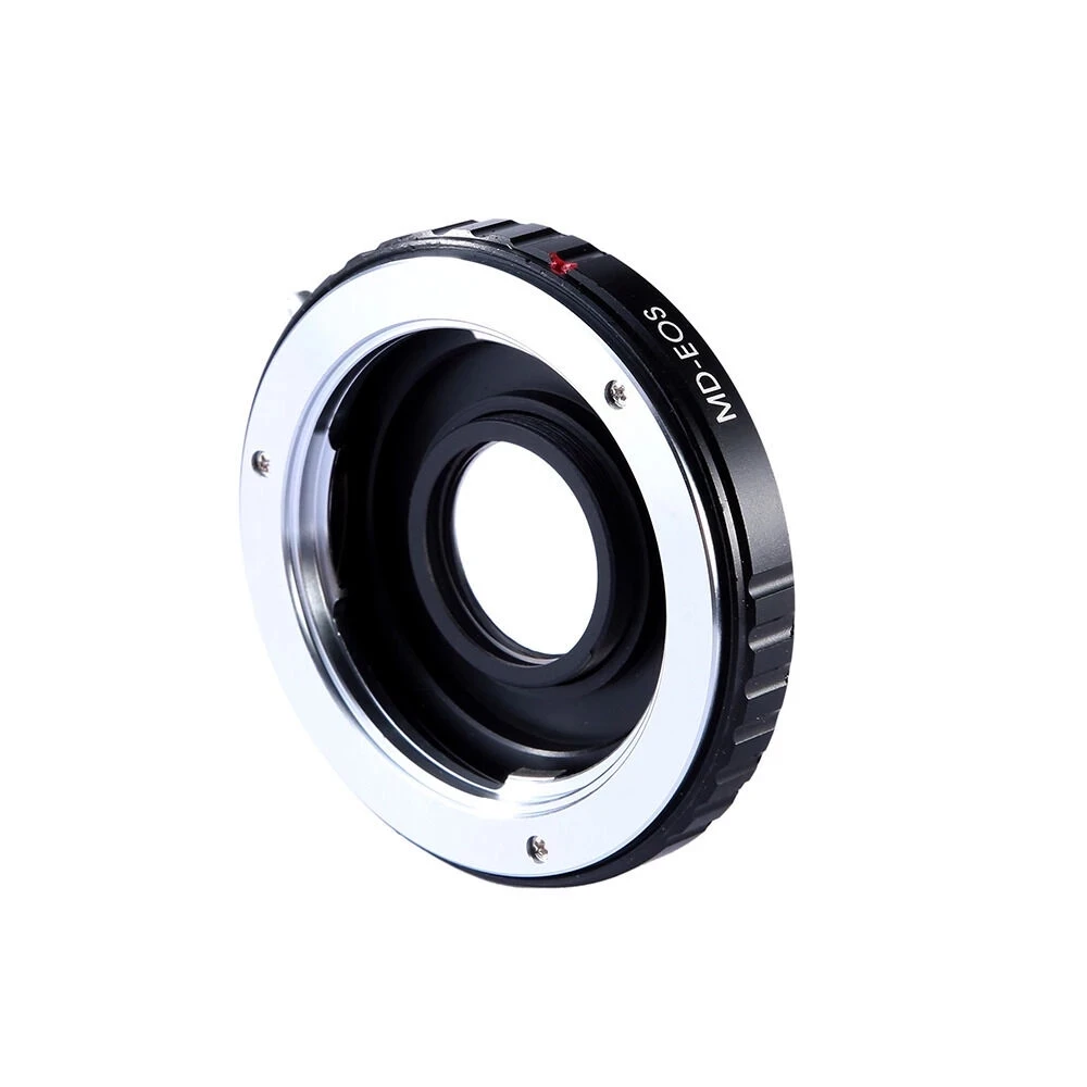 Minolta MD MC Lens to Canon EOS EF Camera 5D III 7D II 600D 650D 1100D 750D 760D Rebel Adapter With Glass Infinity Focus + CAP