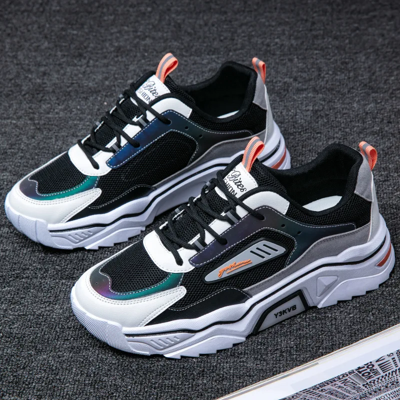 New Men's Sports Shoes Fashion Casual Running Fitness Shoes Lightweight Breathable Outdoor Air Cushion Couple Jogging Shoes