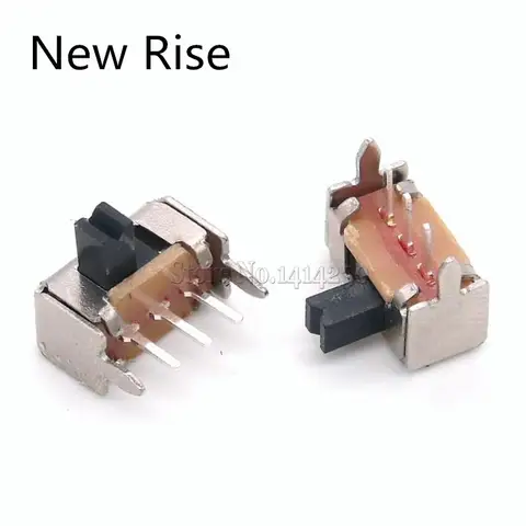 10Pcs 토글 스위치 SK12D07VG3 스텐트 소형 토글 스위치/3mm 높이 소형 슬라이드 스위치 측면 손잡이