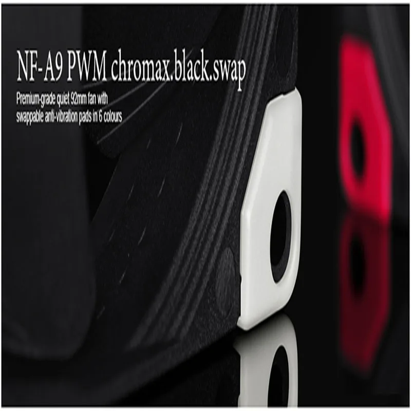 Noctua nh-NF-A9PWM 90 millimetri chromax. Nero. swap colore versione ventola 9 CENTIMETRI fan sottile