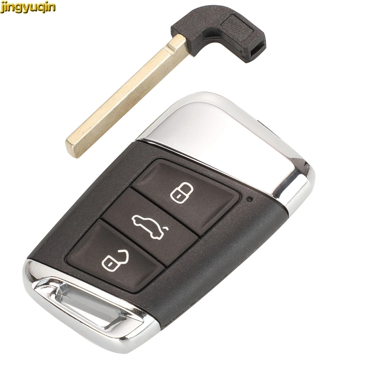 

10pcs jingyuqin Smart Remote Car Key Shell For Volkswagen VW Passat B8 New Magotan B5 Skoda Superb A7 Variant Golf + Blade 3 BTN