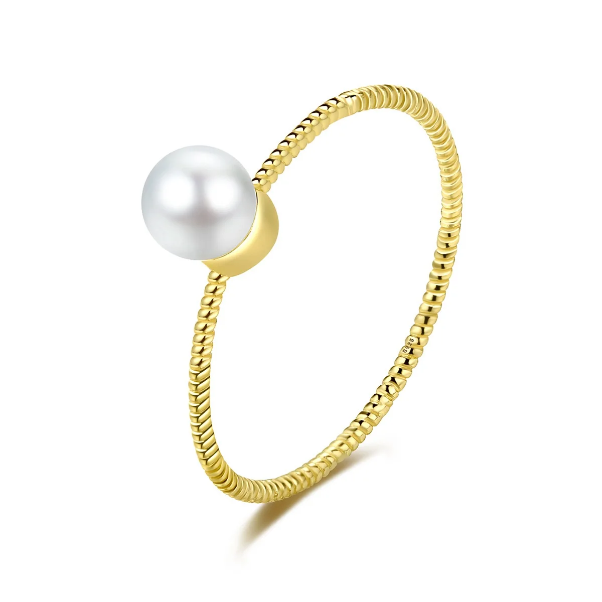 White Pearl Ring,Thomas Style 14K Fashion Good Jewerly For Men & Women,2021Ts Gift In 925 Sterling Silver,Super Deal