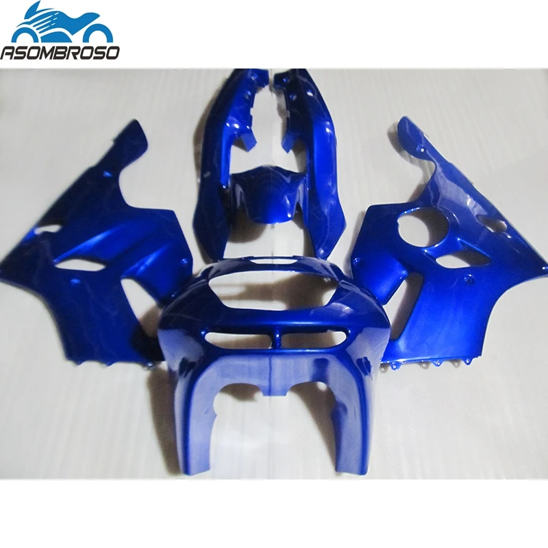 

Hot Sale Bodyworks for Kawasaki Ninja ZX6R fairing kit 1994-1997 full blue plastic fairing set zx6r 94 95 96 97 HJ10