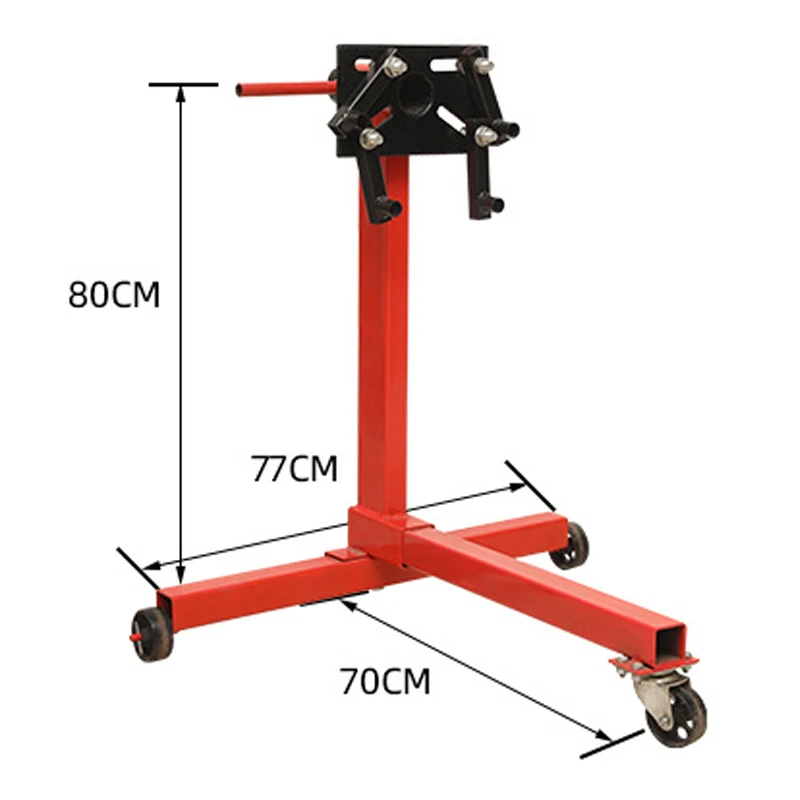 HWD-610 Engine Flip Bracket Universal Rotating Workbench Engine Repair Hardware Auto Repair Thicken Gearbox Move