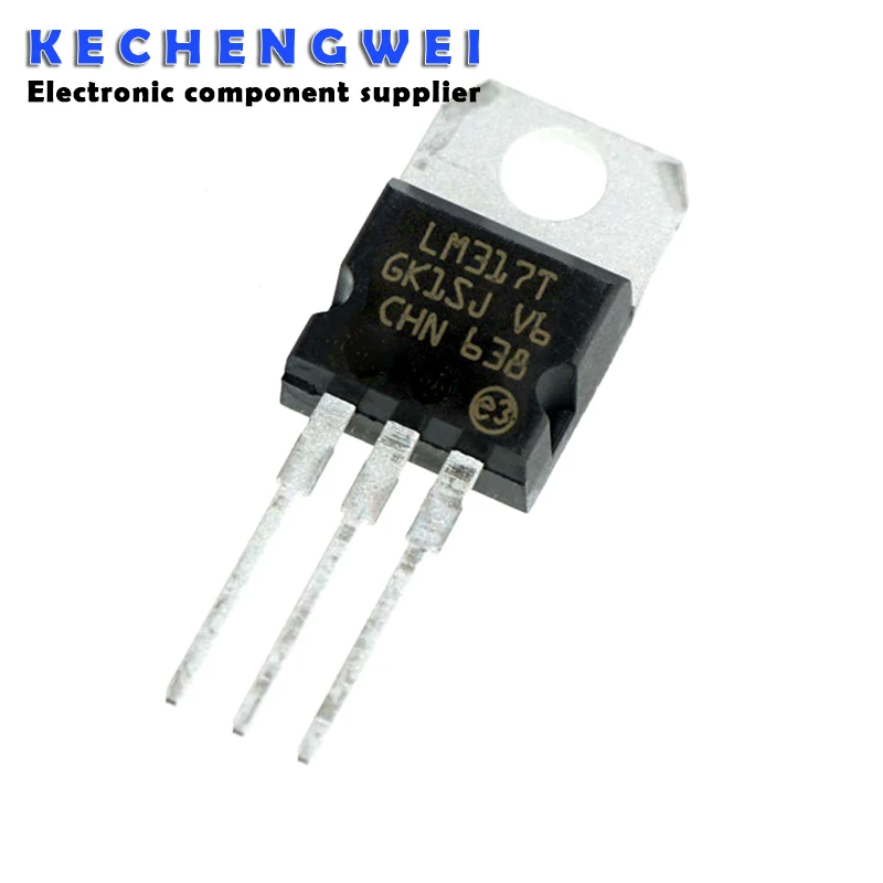 10PCS LM317T TO220 LM317 TO-220 317 1.2V-37V 1.5A new and original IC Chipset