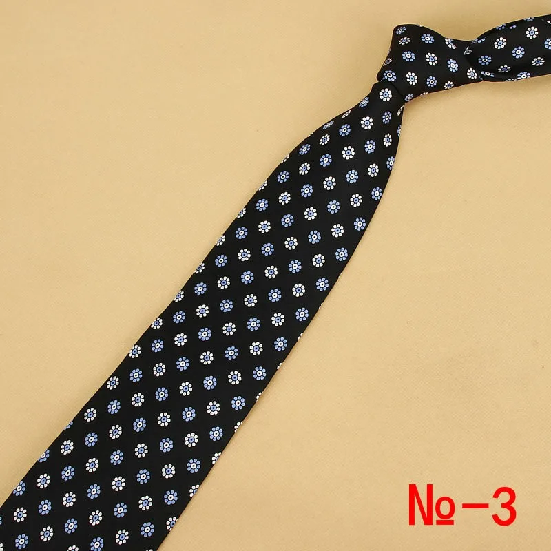 Neue Designs Klassische Seide Männer Tie Floral Plaid 9cm Rot Gedruckt Krawatte Gravata Krawatten für Männer Formal Wear Busines – Detail 4
