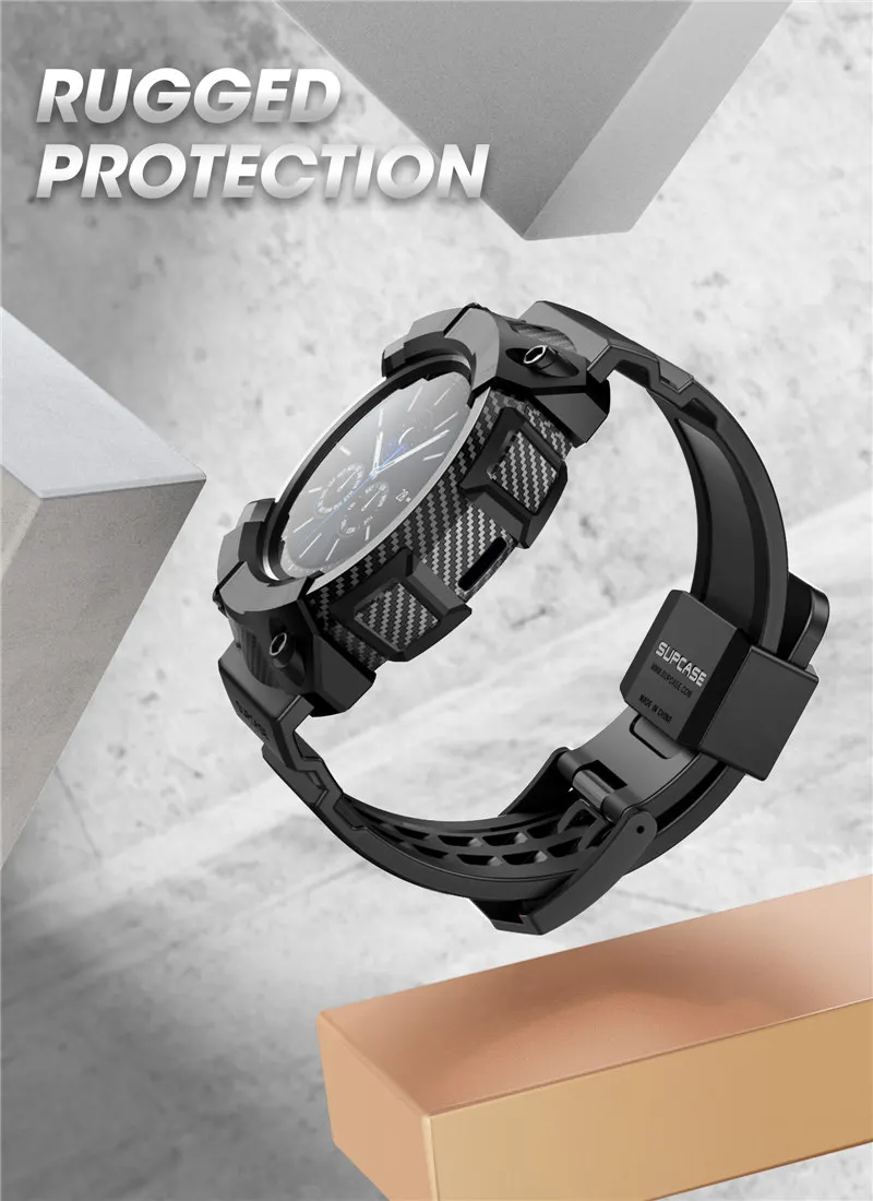 For Samsung Galaxy Watch 3 Case 45mm (2020) SUPCASE UB Pro Rugged Protective Cover with Strap Bands For Samsung Galaxy Watch 3