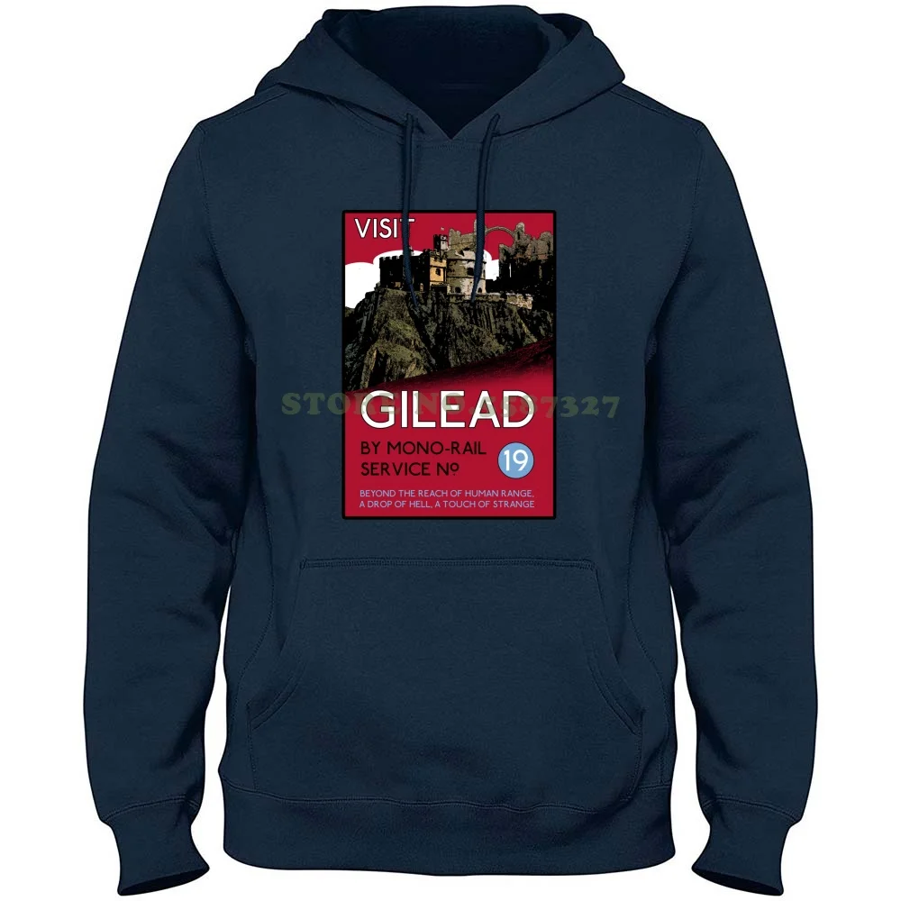 Visit Gilead ( The Dark Tower ) 100% Pure Cotton Hoodie T-Shirt Travel Retro Vintage The Dark Tower Stephen King Roland