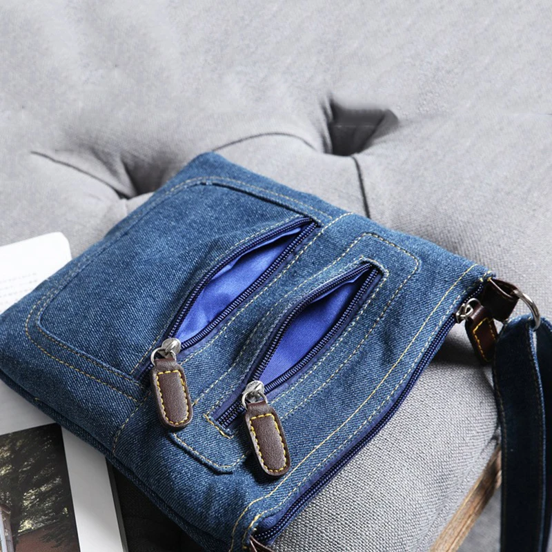 Fashion Shoulder Bags For Women Vintage Denim Crossbody Bag Female Small Messenger Bags Casual Handbags Purse