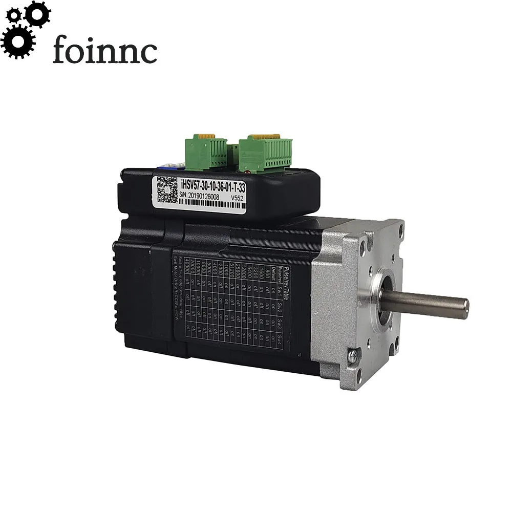 57 Integrated DC Servo Motor Nema23 0.29/0.45/0.6NM(Optional) 1000 Line Encoder Drive  Control Integrated Servo Motor iHSV57-XXX