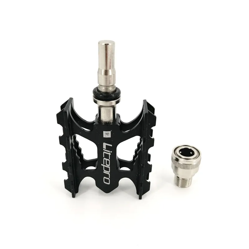 Litepro Quick Release Pedal Aluminum Alloy Bearing For Brompton Folding Bike Pedal Mountain Bike Road Bicycle Pedal