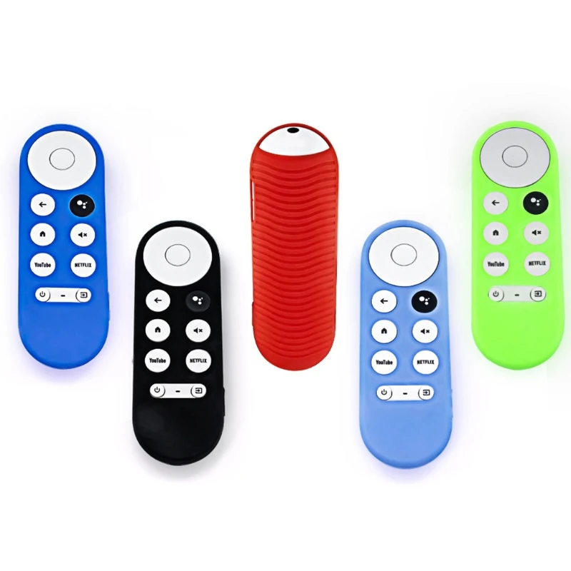 Soft Silicone Case Protective Cover for Google Chromecast TV 2020 Voice Remote R9CB