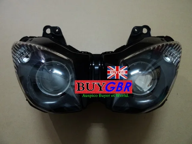 Clear Smoke For KAWASAKI ZX-6R 2009 2010 2011 2012 2013 and ZX10R 2008 2009 2010 Headlight Lamp Assembly