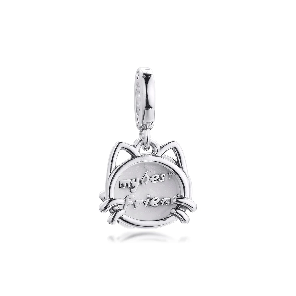 

My Pet Cat Dangle Charm Fits Pandora Bracelet Femme 925 Sterling Silver Animals & Pets Beads for Jewelry Making Kralen Wholesale