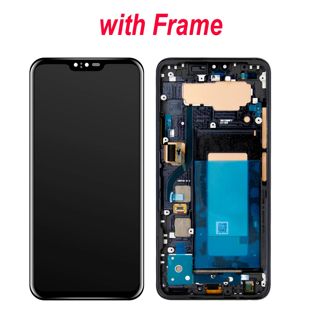 Original V40 LCD Screen For LG V50 LCD Display Touch Screen Digitizer Assembly With Frame For LG V40 ThinQ V50 ThinQ 5G LCD